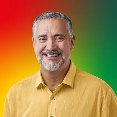 Pré-visualização: Foto de perfil — camisa amarela